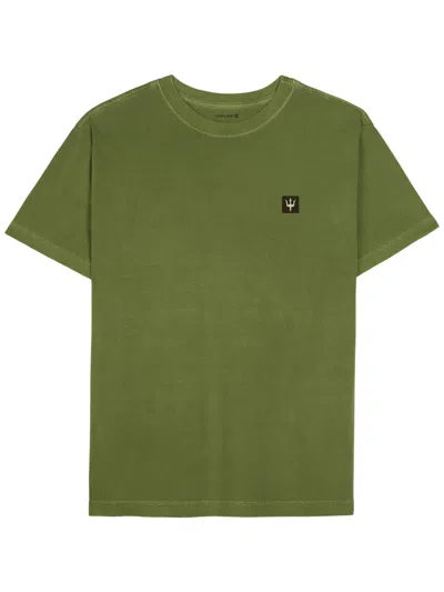 Osklen Stone Tridente Mini Mc T-shirt In Green