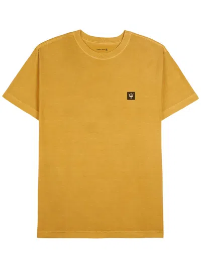 Osklen Stone Tridente Mini Mc T-shirt In Yellow