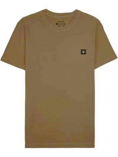 Osklen Stone Tridente T-shirt In Brown