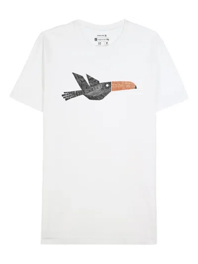 Osklen Stone Tucano Naive Mc Short-sleeve T-shirt In White