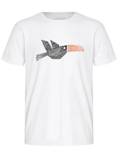 Osklen Stone Tucano Naive T-shirt In White