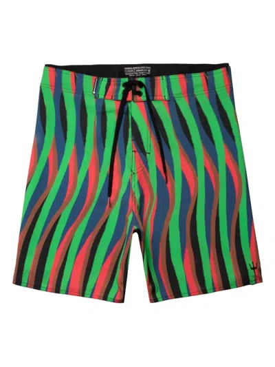 Osklen Stripe-pattern Swim Shorts In Multi