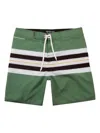 Osklen Stripe-print Swim Shorts In Green