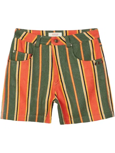 Osklen Striped Bermuda Shorts In Multi