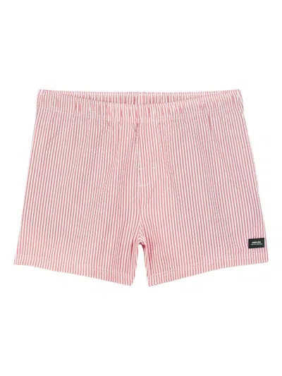 Osklen Striped Pattern Swim Shorts In Pink