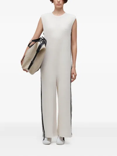 Osklen Stripe-detail Jumpsuit In White