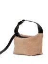 Osklen Suede Shoulder Bag In Neutral