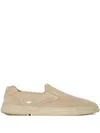 Osklen Suede Slip-on Sneakers In Neutral