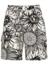 Osklen Sunflower Light Cargo Shorts In Multi