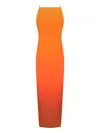 Osklen Sunset Midi Dress In Orange