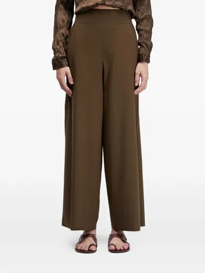 Osklen Superlight Elasticated Lightweight Trousers In Brown