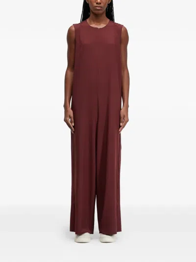 Osklen Superlight Sleeveless Jumpsuit In Brown
