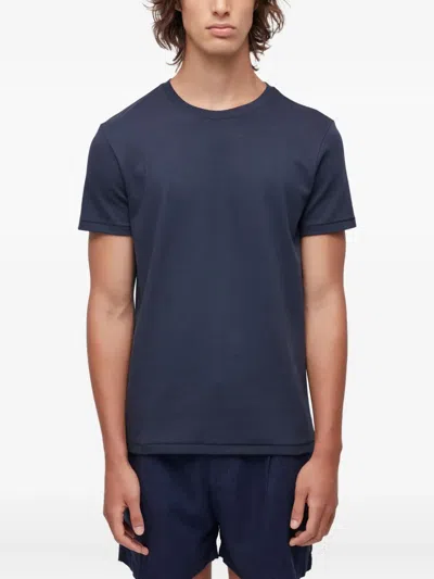 Osklen Supersoft Comfort Crew-neck T-shirt In Blue
