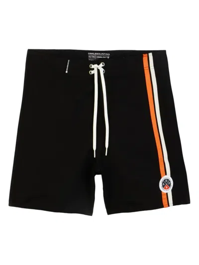 Osklen Surf Vintage Swim Shorts In Black