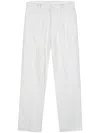 Osklen Tailored Linen Trousers In White