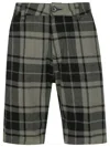 Osklen Tartan-check Flannel Bermuda Shorts In Green