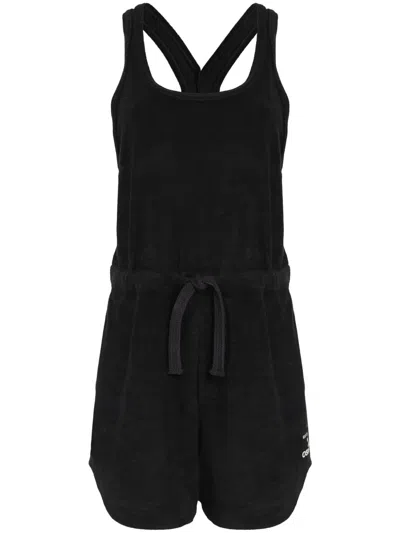 Osklen Terry-cloth Playsuit In Black