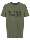 Osklen Text-print Cotton T-shirt In Green