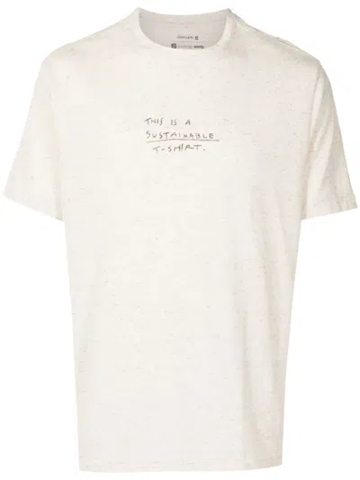 Osklen Text-print Cotton T-shirt In Yellow