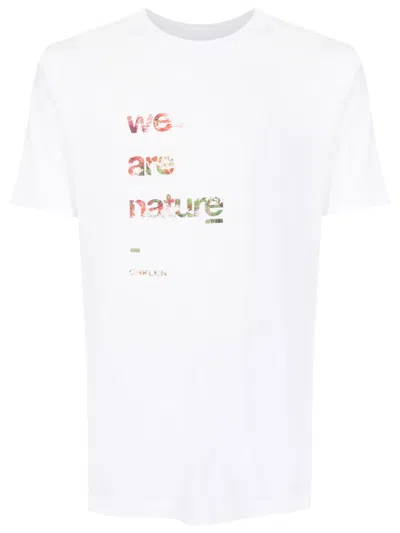 Osklen Text-print Cotton T-shirt In White