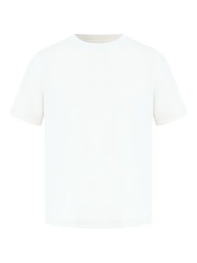 Osklen Textured Crew-neck T-shirt In White