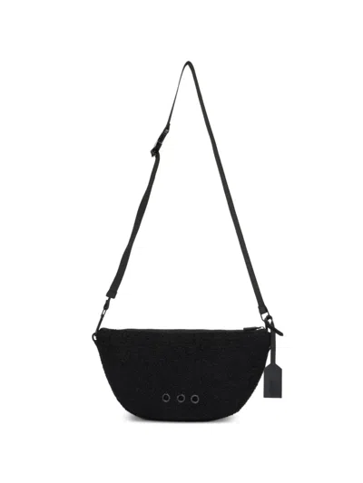Osklen Textured Crossbody Bag In Black