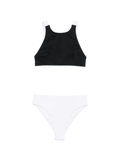 Osklen Textured-finish Colour-block Bikini In Multi