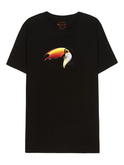 Osklen Toucan-print T-shirt In Black