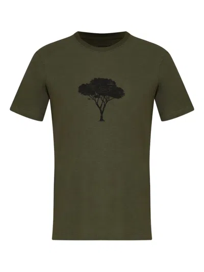 Osklen Tree Graphic-print T-shirt In Green