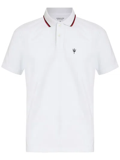 Osklen Tridente Polo Shirt In White