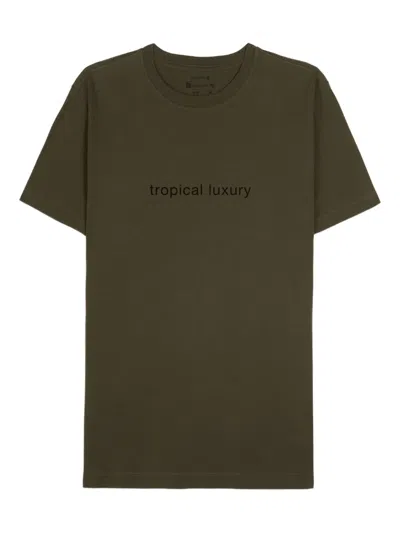 Osklen Tropical Luxury T-shirt In Green