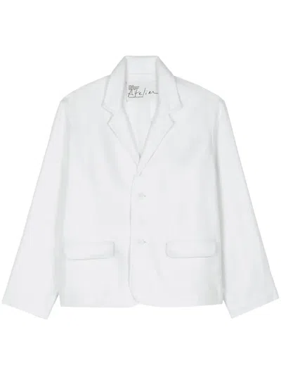 Osklen Twill Blazer In White