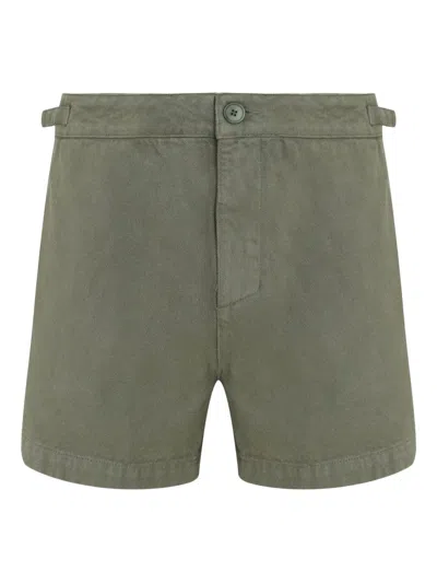 Osklen Twill Shorts In Green