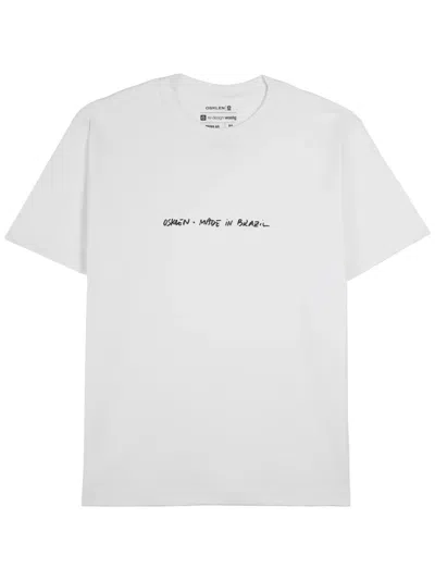 Osklen Two Pics Mc T-shirt In White