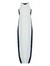Osklen Two-tone Midi Dress In White