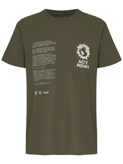 Osklen Vintage Act Now Forest Mc T-shirt In Green