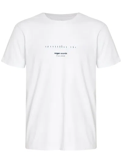 Osklen Vintage Blue Whale T-shirt In White