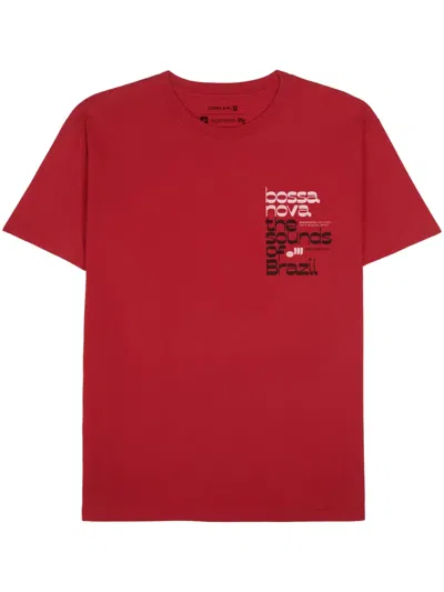 Osklen Vintage Bossa Nova Sound T-shirt In Red