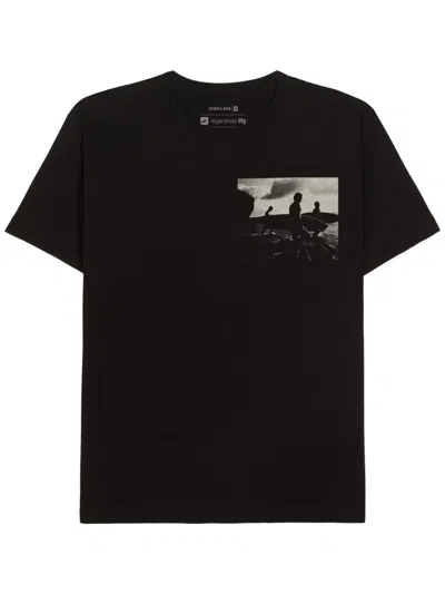 Osklen Vintage Three Surfers Mc T-shirt In Black