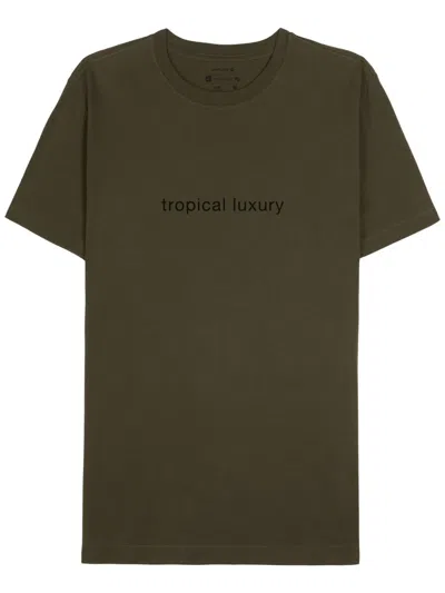 Osklen Vintage Tropical Luxury Mc T-shirt In Green