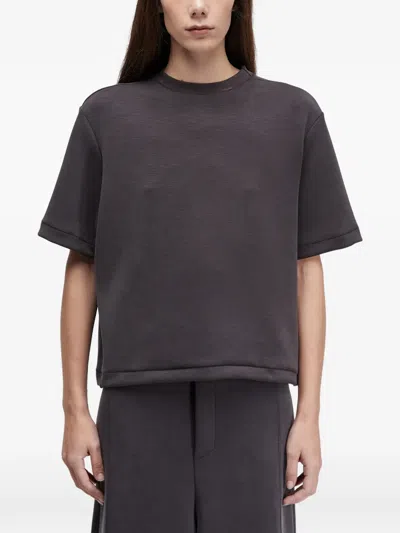 Osklen Washed Short-sleeve Top In Gray