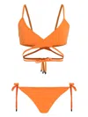 Osklen Wrap Bikini In Orange