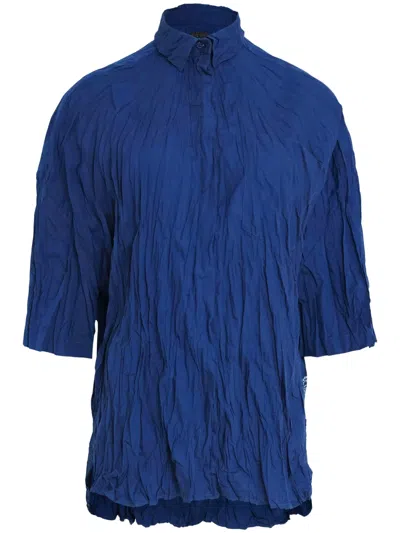 Osklen Wrinkled Shirt In Blue