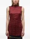 Osklen Wrinkled Top In Red