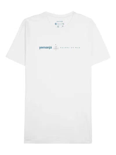 Osklen Yemanjá-print T-shirt In White