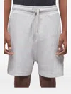 Osklen Yogue Textured Drawstring Shorts In White