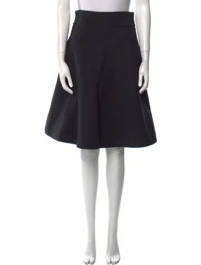 Pre-owned Osman Knee-length Skirt In Black