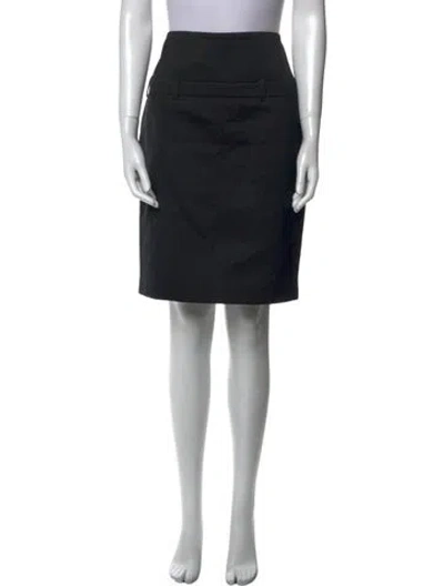 Pre-owned Osman Knee-length Skirt In Black