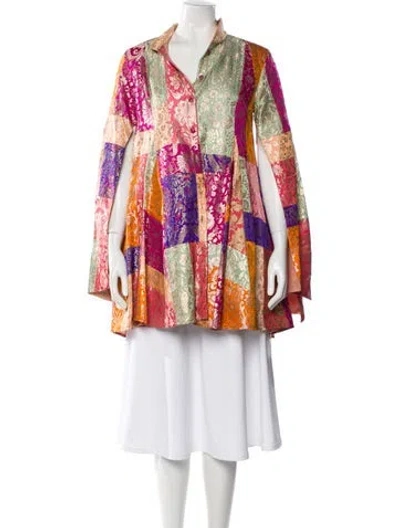 Pre-owned Osman Printed Coat