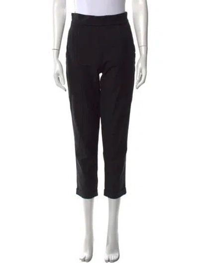 Pre-owned Osman Straight Leg Pants In Black